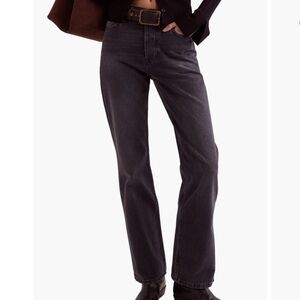 We the Free Holly High Rise Boot Cut Black Buttonfly Jeans Size 29 New